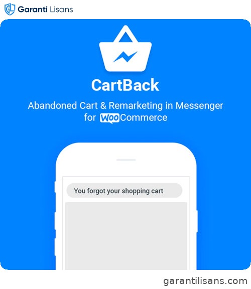 CartBack – WooCommerce Abandoned Cart & Remarketing in Facebook Messenger