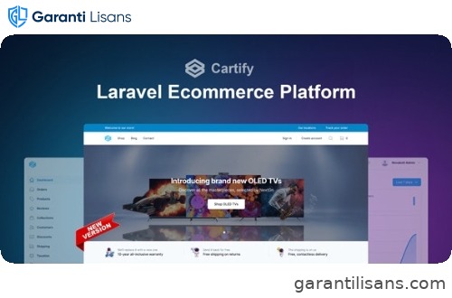 Cartify – Laravel Ecommerce Platform with Tailwind CSS