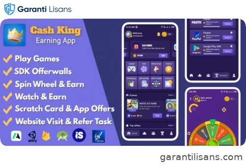 Cash King: Android Earning App with Admin Panel
