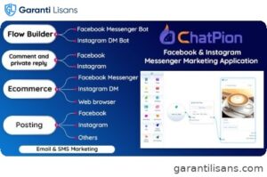 ChatPion – Facebook & Instagram Chatbot,eCommerce,SMS/Email & Social Media Marketing Platform (SaaS)