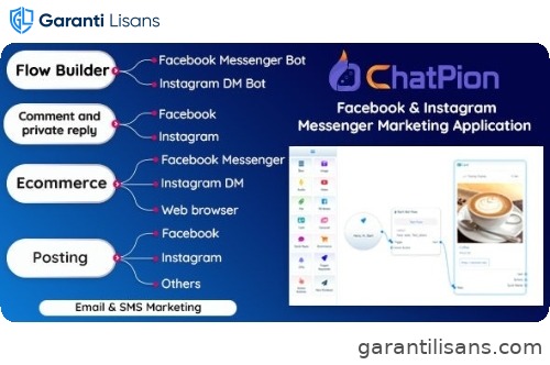 ChatPion – Facebook & Instagram Chatbot,eCommerce,SMS/Email & Social Media Marketing Platform (SaaS)