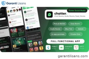 Chatter : Ultimate Social Media with Chat Rooms, Posts, Stories, Chat : Flutter/Laravel