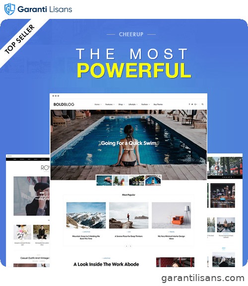 CheerUp Blog / Magazine – WordPress Blog Theme