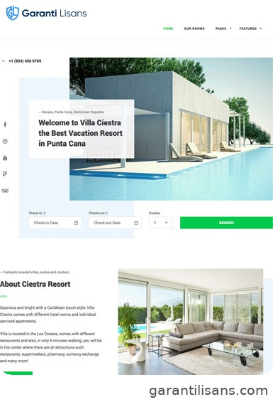 Ciestra – Professional WordPress Theme for Property Rental Website