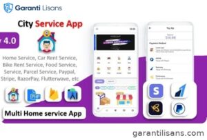 City Service App | Service At Home | Multi Payment Gateways Integrated | Multi Login