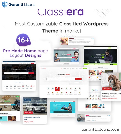 Classiera – Classified Ads WordPress Theme