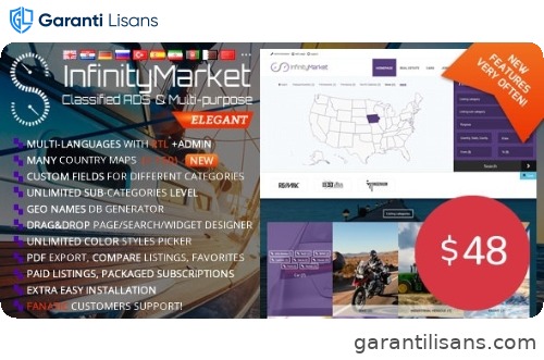 Classified Ads Script – Infinity Market