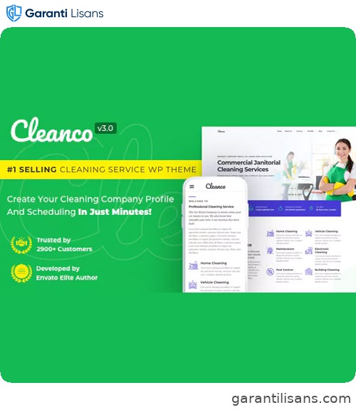 Cleanco – Cleaning Service Company WordPress Theme