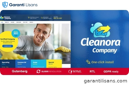 Cleanora – Cleaning Services WordPress Theme