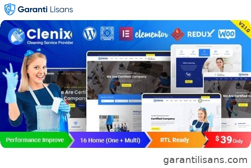 Clenix – Cleaning Services WordPress Theme
