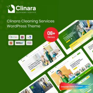Clinara – Cleaning Services WordPress Theme