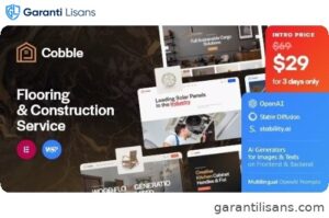 Cobble – Flooring & Construction Service WordPress Theme