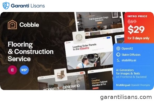 Cobble – Flooring & Construction Service WordPress Theme