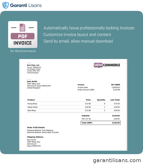 CodeCanyon WooCommerce PDF Invoice