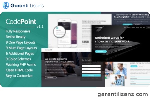 CodePoint – Multi-Purpose Landing Page WordPress Theme