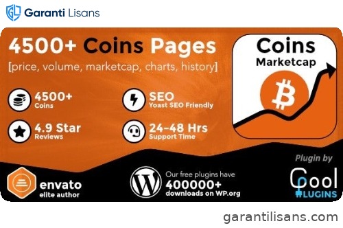 Coins MarketCap – WordPress Cryptocurrency Plugin