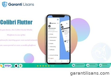 ColibriSM Flutter For ColibriSM Social PHP Script