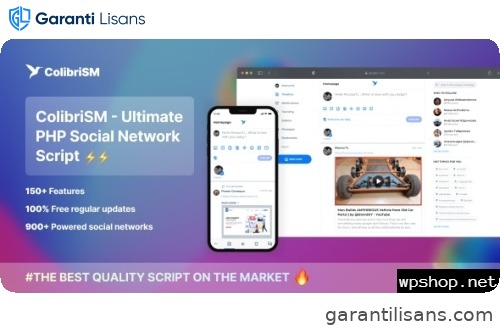 ColibriSM – The Ultimate Social Network PHP Script