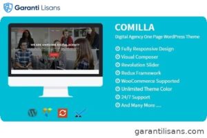 Comilla – Digital Agency One Page WordPress Theme