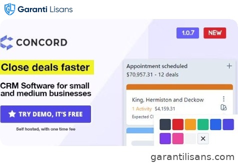 Concord – Deals Management CRM