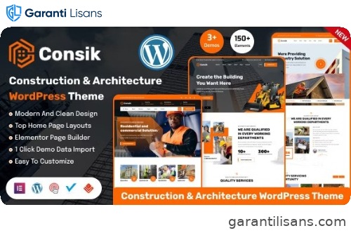 Consik – Construction & Architecture WordPress Theme