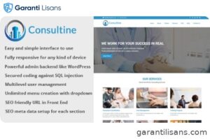 Consultine – Consulting, Business and Finance Website CMS
