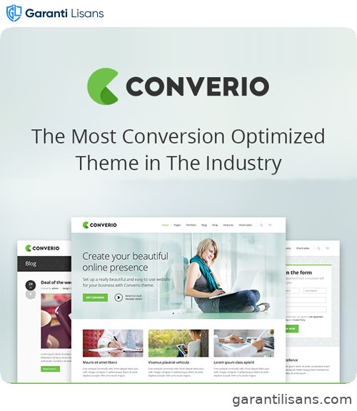 Converio – Responsive Multi-Purpose WordPress Theme