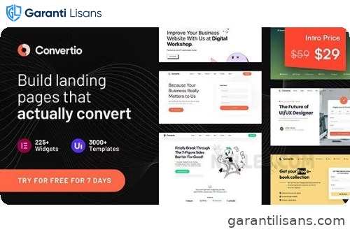 Convertio – Conversion Optimized Landing Page Theme