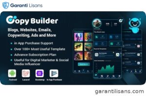 Copy Builder – OpenAI ChatGPT AI Writing Assistant, AI Image Generator, and Content Creator as SaaS