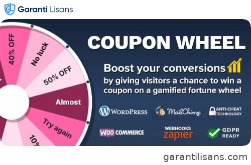 Coupon Wheel For WooCommerce and WordPress