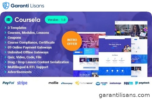 Coursela – Personal Course Selling Website