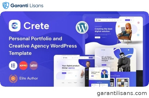 Crete – Personal Portfolio and Creative Agency WordPress Theme