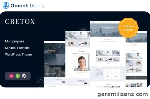 Cretox – Multipurpose Minimal Portfolio WordPress Theme