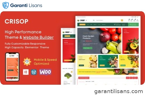 Crisop – Elementor Grocery Store & Organic Food WooCommerce Theme