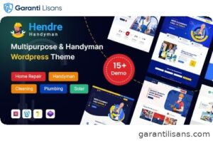 Hendre – Repaire, Plumbing & Handyman Services WordPress Theme