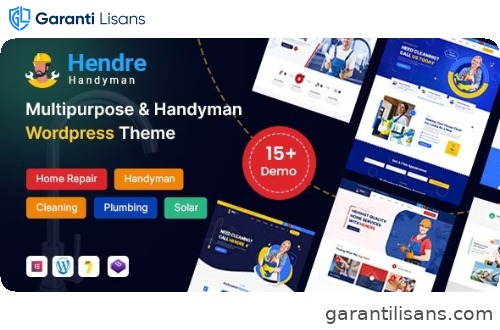 Hendre – Repaire, Plumbing & Handyman Services WordPress Theme