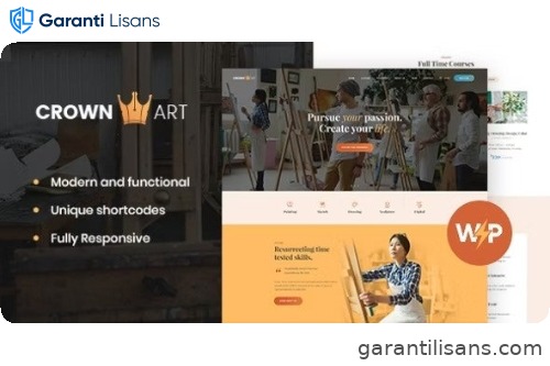 Crown Art | Drawing and Music School WordPress Theme