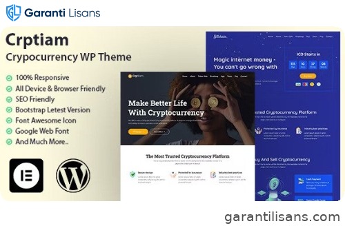 Crptiam – Cryptocurrency WordPress Theme