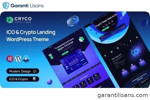 Cryco – ICO & Crypto Landing WordPress Theme