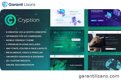 Cryption – ICO, Cryptocurrency & Blockchain WordPress Theme