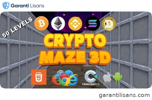 Crypto Maze 3D – Crypto Game – 3D Game – HTML5