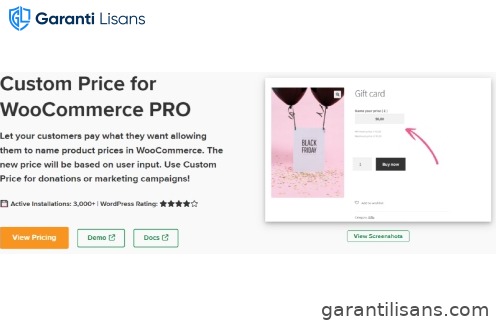 Custom Price for WooCommerce PRO