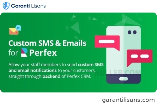 Custom SMS & Email Notifications module for Perfex CRM