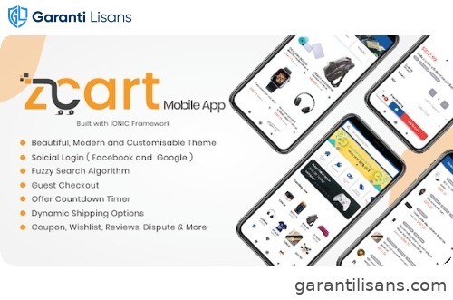 Customer App for zCart Multi-vendor Marketplace | Mobile