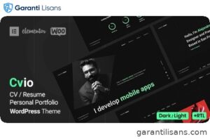 Cvio – Personal Portfolio WordPress Theme