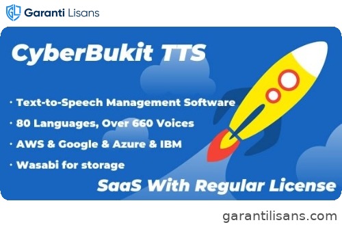 CyberBukit TTS – Text to Speech – SaaS Ready