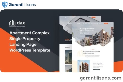 DAXX – Apartment Complex WordPress Theme