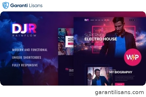 DJ Rainflow | A Music Band & Musician WordPress Theme