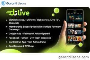 DTLive – Flutter App (Android – iOS – Website ) Movies – TV Series – Live TV – OTT – Admin Panel