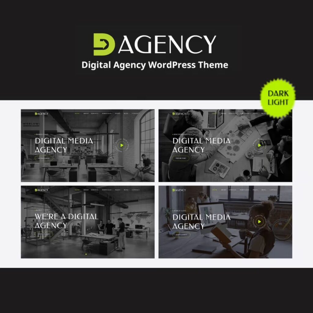 Dagency – Digital Agency WordPress Theme